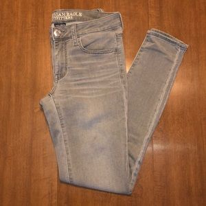 American Eagle Outfitters Gray Jeggings Size 4R
